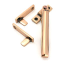 From The Anvil - Polished Bronze Night-Vent Locking Art Deco Fastener - 51930 - Choice Handles
