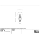 From The Anvil - Vintage LED Edison Light Bulb - 5W E27 -   - 51937 - Choice Handles