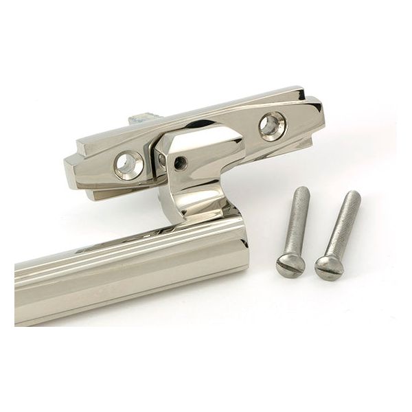 From The Anvil - Polished Nickel Art Deco Espag - RH - 51947 - Choice Handles