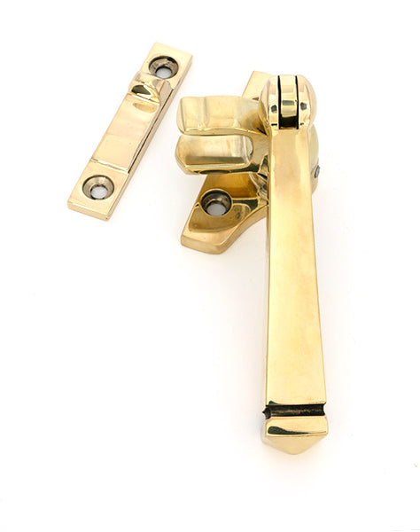 From The Anvil - Polished Brass Night-Vent Locking Avon Fastener (Steel Window) - 51992