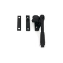 From The Anvil - Matt Black Night-Vent Locking Reeded Fastener (Steel Window) - 51994 - Choice Handles