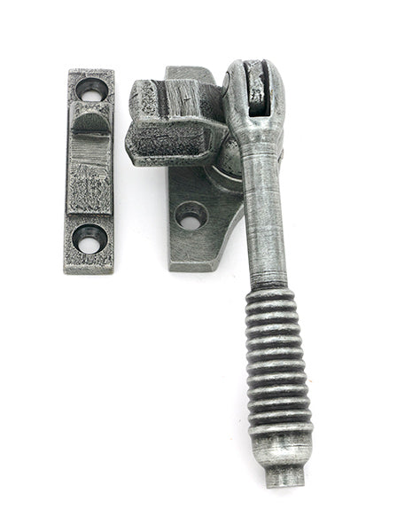 From The Anvil - Pewter Night-Vent Locking Reeded Fastener (Steel Window) - 51995
