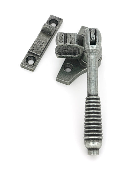 From The Anvil - Pewter Night-Vent Locking Reeded Fastener (Steel Window) - 51995