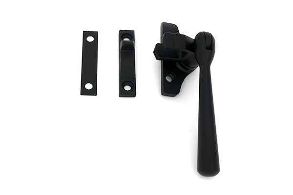 From The Anvil - Matt Black Night-Vent Locking Newbury Fastener (Steel Window) - 51998