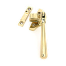 From The Anvil - Polished Brass Night-Vent Locking Newbury Fastener (Steel Window) - 52000 - Choice Handles