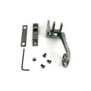 From The Anvil - Pewter Night-Vent Locking Monkeytail Fastener (Steel Window) - 52003 - Choice Handles