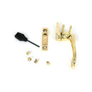 From The Anvil - Polished Brass Night-Vent Locking Monkeytail Fastener (Steel Window) - 52004 - Choice Handles