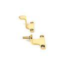 From The Anvil - Polished Brass 8" Avon Stay (Steel Window) - 52010 - Choice Handles