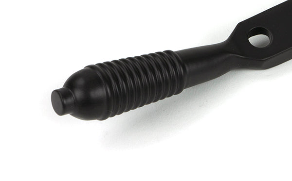 From The Anvil - Aged Bronze 8" Reeded Stay (Steel Window) - 52015