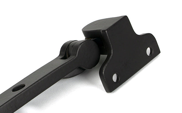 From The Anvil - Aged Bronze 8" Reeded Stay (Steel Window) - 52015