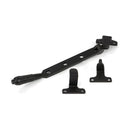 From The Anvil - Aged Bronze 8" Reeded Stay (Steel Window) - 52015 - Choice Handles