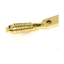 From The Anvil - Polished Brass 8" Reeded Stay (Steel Window) - 52018 - Choice Handles