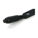 From The Anvil - Matt Black 10" Reeded Stay (Steel Window) - 52020 - Choice Handles