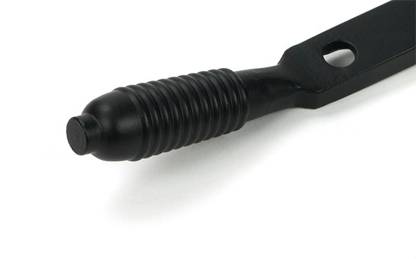From The Anvil - Matt Black 10" Reeded Stay (Steel Window) - 52020