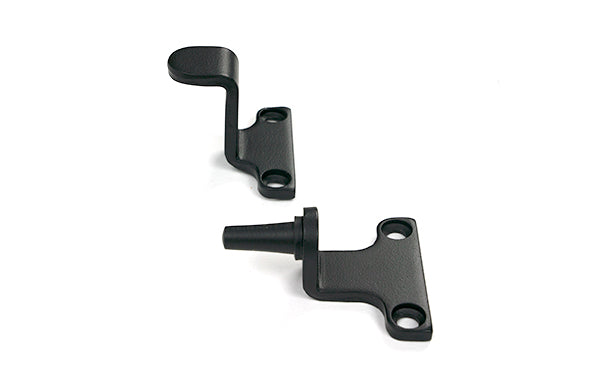 From The Anvil - Matt Black 10" Reeded Stay (Steel Window) - 52020