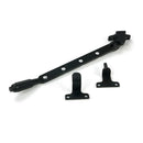 From The Anvil - Matt Black 10" Reeded Stay (Steel Window) - 52020 - Choice Handles