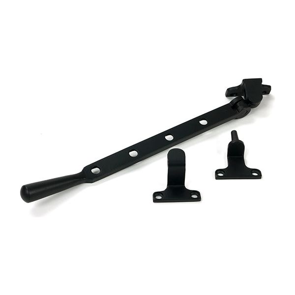 From The Anvil - Matt Black 10" Newbury Stay (Steel Window) - 52028 - Choice Handles