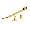 From The Anvil - Polished Brass 10" Newbury Stay (Steel Window) - 52030 - Choice Handles