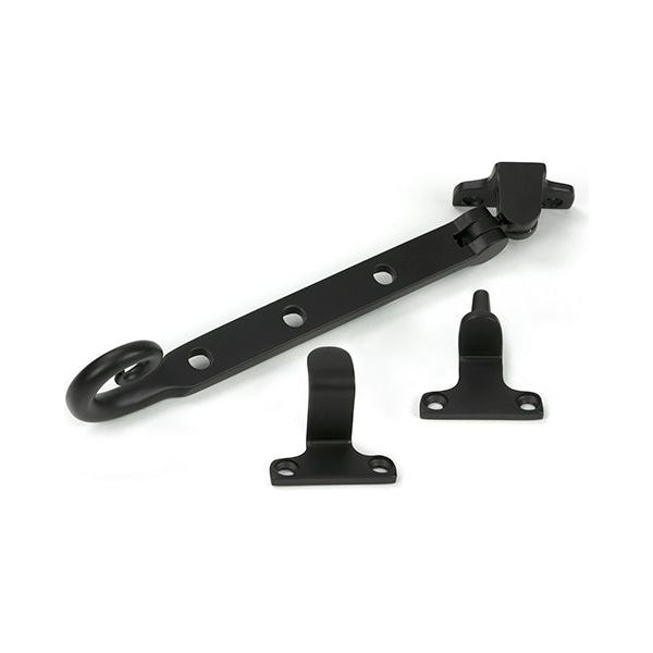 From The Anvil - Aged Bronze 8" Monkeytail Stay (Steel Window) - 52031