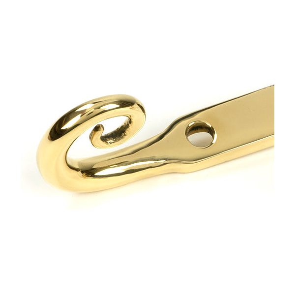 From The Anvil - Polished Brass 8" Monkeytail Stay (Steel Window) - 52034 - Choice Handles