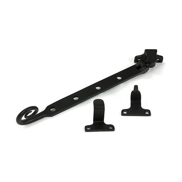 From The Anvil - Aged Bronze 10" Monkeytail Stay (Steel Window) - 52035 - Choice Handles