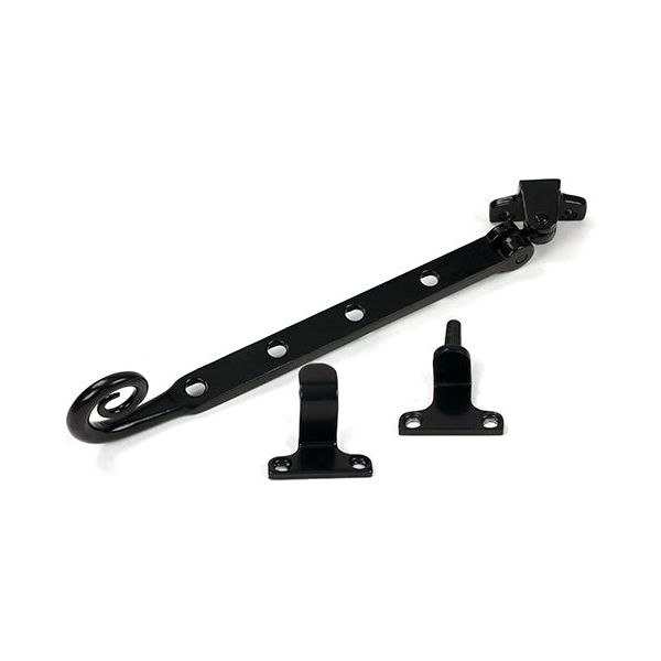 From The Anvil - Black 10" Monkeytail Stay (Steel Window) - 52036 - Choice Handles
