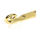 From The Anvil - Polished Brass 10" Monkeytail Stay (Steel Window) - 52038 - Choice Handles
