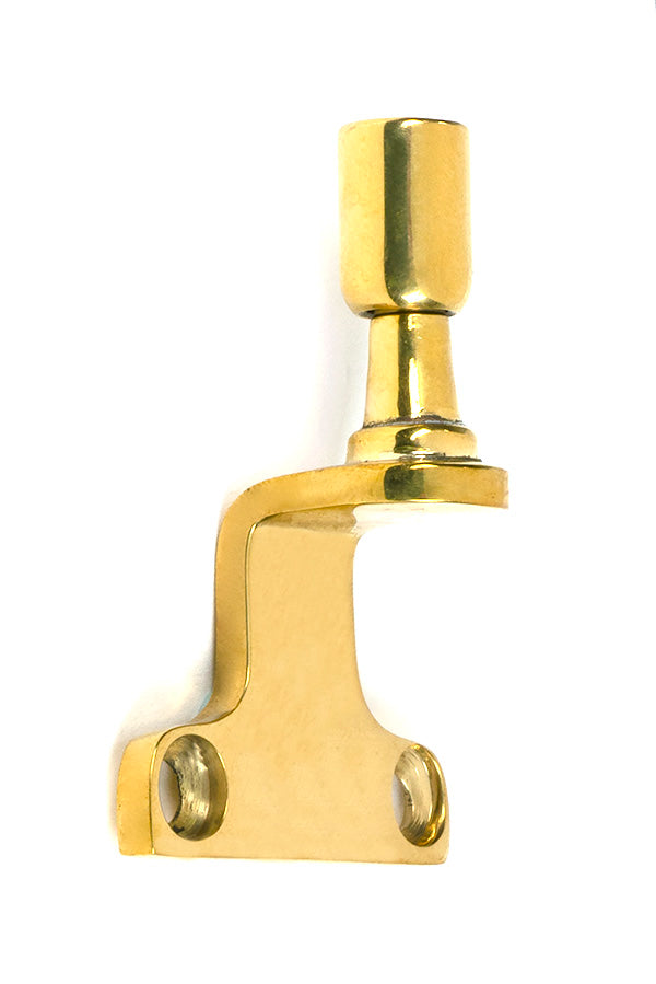 From The Anvil - Polished Brass Locking Stay Pin (Steel Window) - 52047