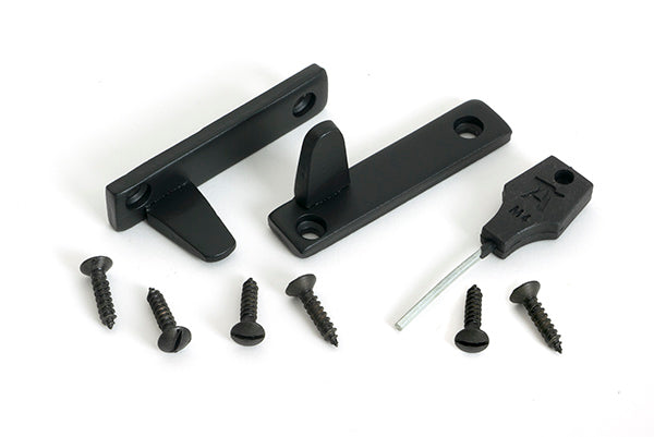 From The Anvil - Matt Black Night-Vent Locking Newbury Fastener - 52060