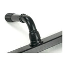 From The Anvil - Matt Black Reeded Slimline Lever Espag. Lock Set - 52080 - Choice Handles