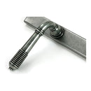From The Anvil - Pewter Reeded Slimline Lever Espag. Lock Set - 52081 - Choice Handles