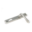 From The Anvil - Polished Marine SS (316) Reeded Slimline Lever Espag. Lock Set - 52082 - Choice Handles