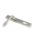From The Anvil - Polished Marine SS (316) Reeded Slimline Lever Espag. Lock Set - 52082 - Choice Handles