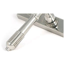 From The Anvil - Polished Marine SS (316) Reeded Slimline Lever Espag. Lock Set - 52082 - Choice Handles