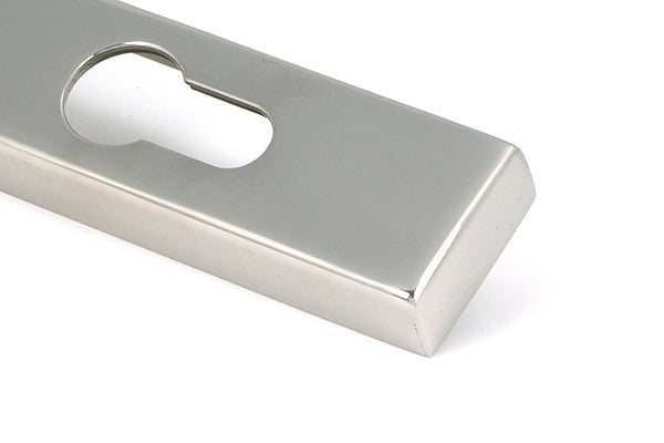 From The Anvil - Polished Marine SS (316) Reeded Slimline Lever Espag. Lock Set - 52082