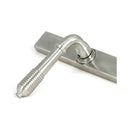 From The Anvil - Satin Marine SS (316) Reeded Slimline Lever Espag. Lock Set - 52083 - Choice Handles
