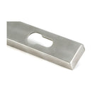 From The Anvil - Satin Marine SS (316) Reeded Slimline Lever Espag. Lock Set - 52083 - Choice Handles