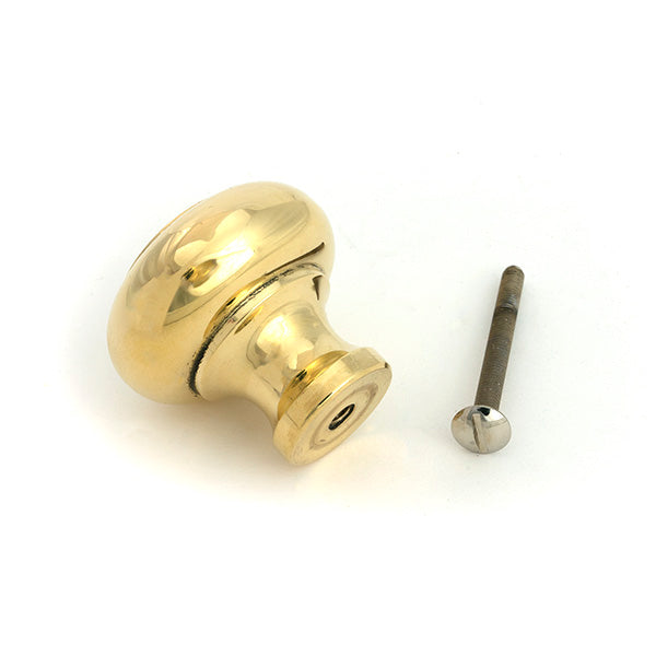 From The Anvil - Polished Brass Regency Cabinet Knob - Large - 52086 - Choice Handles