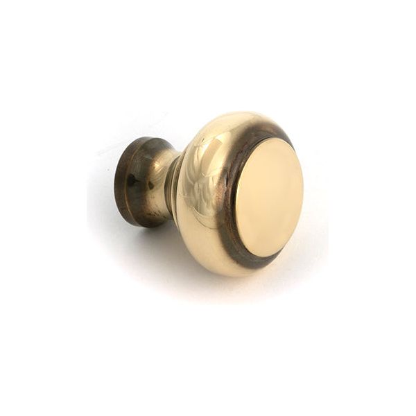 From The Anvil - Aged Brass Regency Cabinet Knob - Small - 52087 - Choice Handles