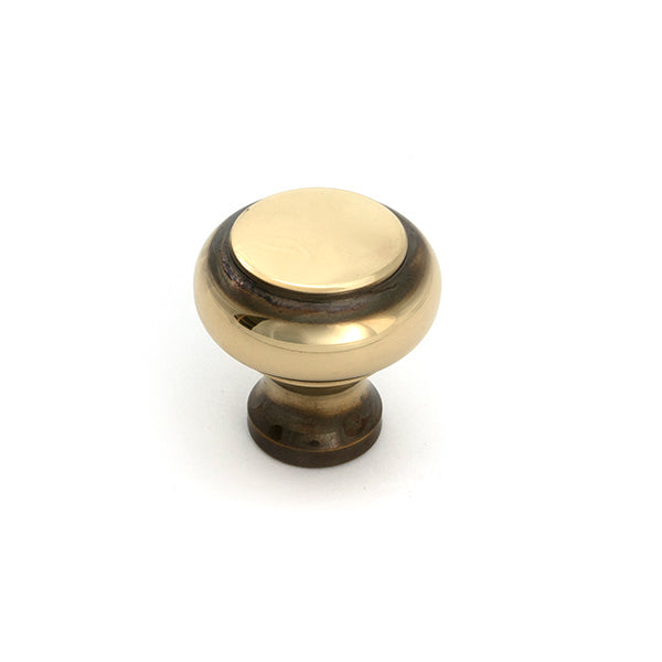 From The Anvil - Aged Brass Regency Cabinet Knob - Small - 52087 - Choice Handles