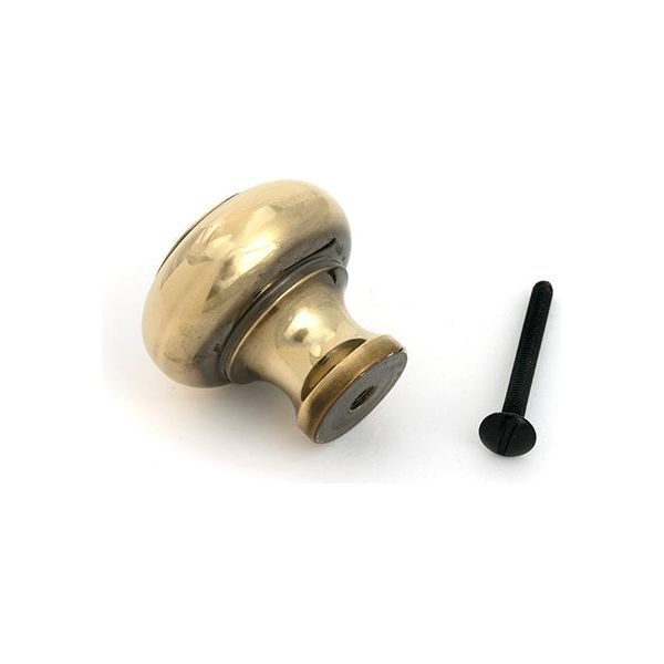 From The Anvil - Aged Brass Regency Cabinet Knob - Large - 52088 - Choice Handles