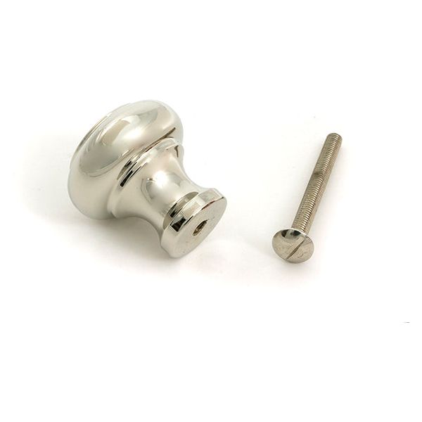 From The Anvil - Polished Nickel Regency Cabinet Knob - Small - 52089