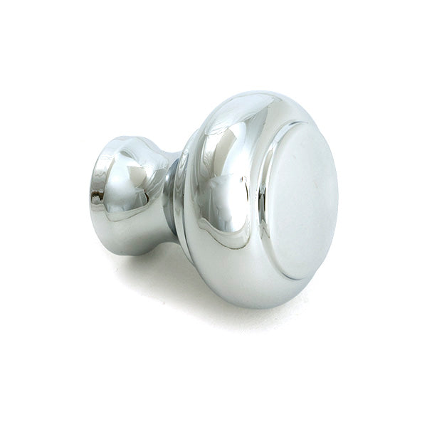 From The Anvil - Polished Chrome Regency Cabinet Knob - Small - 52091 - Choice Handles