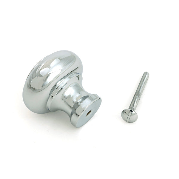 From The Anvil - Polished Chrome Regency Cabinet Knob - Large - 52092 - Choice Handles