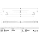 From The Anvil - Polished Brass Regency Pull Handle - Large - 52095 - Choice Handles