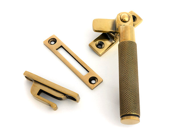 From The Anvil - Aged Brass Locking Brompton Fastener – RH - 52116