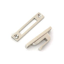 From The Anvil - Polished Nickel Locking Brompton Fastener – LH - 52119 - Choice Handles