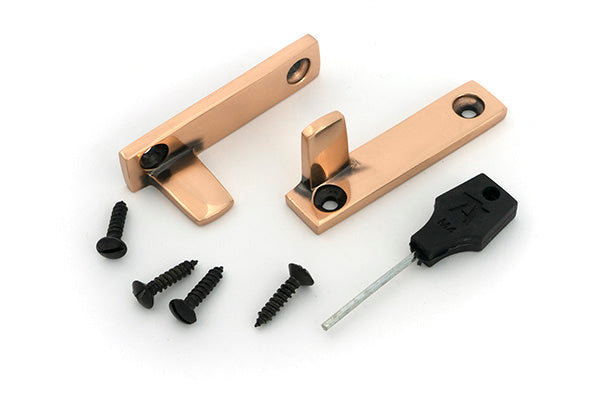 From The Anvil - Polished Bronze Night-Vent Locking Brompton Fastener - 52131