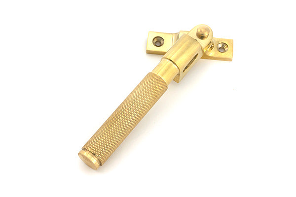 From The Anvil - Polished Brass Night-Vent Locking Brompton Fastener - 52132