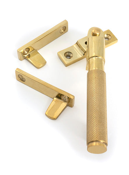 From The Anvil - Polished Brass Night-Vent Locking Brompton Fastener - 52132